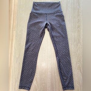 lululemon athletica Gray Patterned Leggings